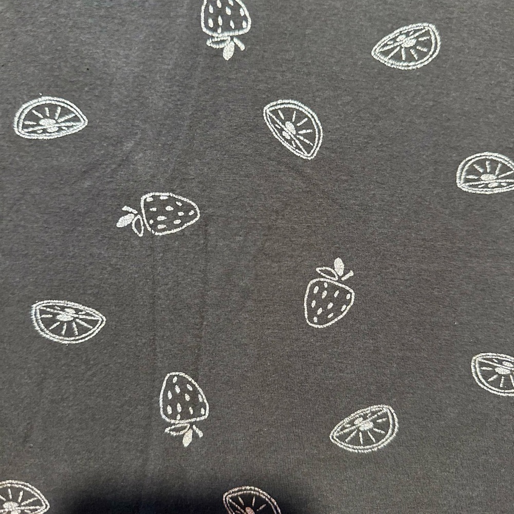 Old Navy Kids Shirt with Fruit Print - Black and White